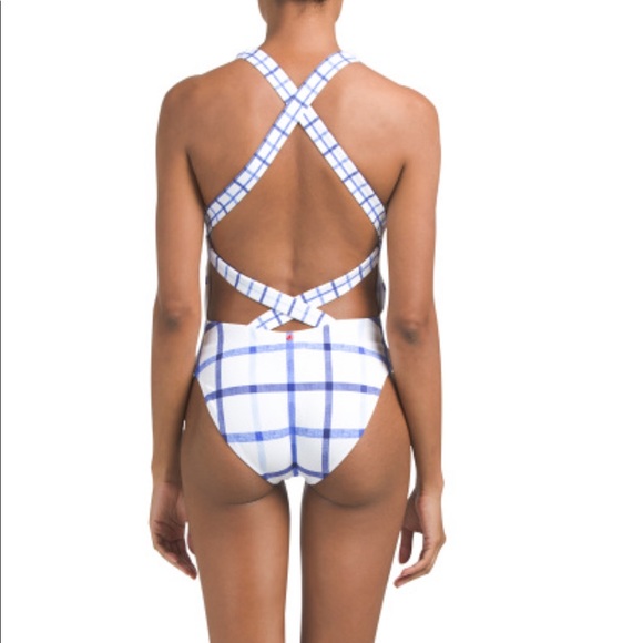 Red carter one piece swimsuit - Picture 2 of 6